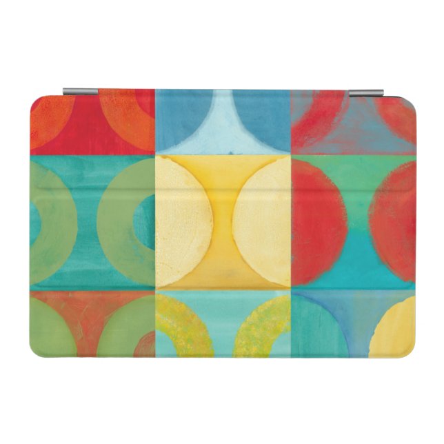 Bright Pop Art with Circles and Squares iPad Mini Cover (Horizontal)