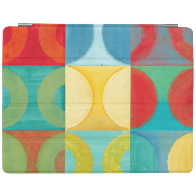 Bright Pop Art with Circles and Squares iPad Smart Cover (Horizontal)