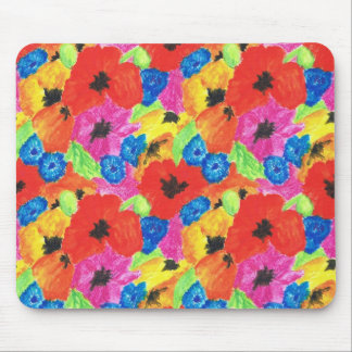 Bright Poppies and Cornflowers Mousepad