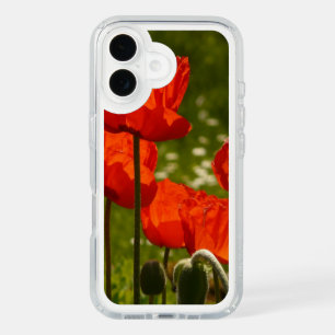 Bright Poppies Close Up Photo iPhone 16 Case