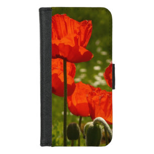 Bright Poppies iPhone 8/7 Wallet Case