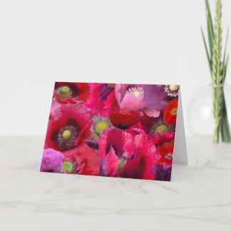 Bright Poppy Card