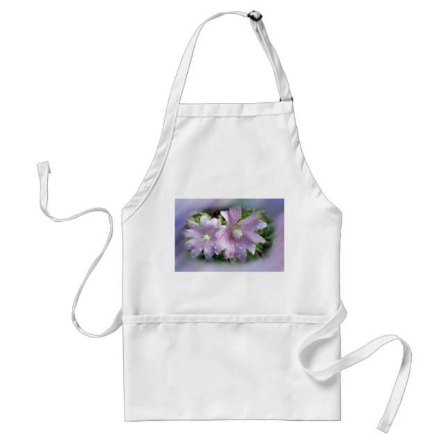 Bright purple adult apron (Front)