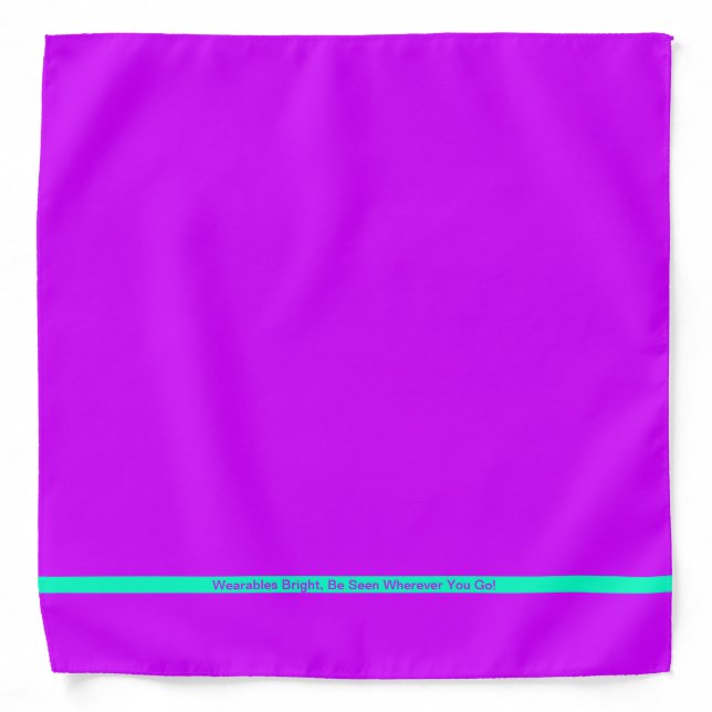 Bright Purple Bandana (Front)