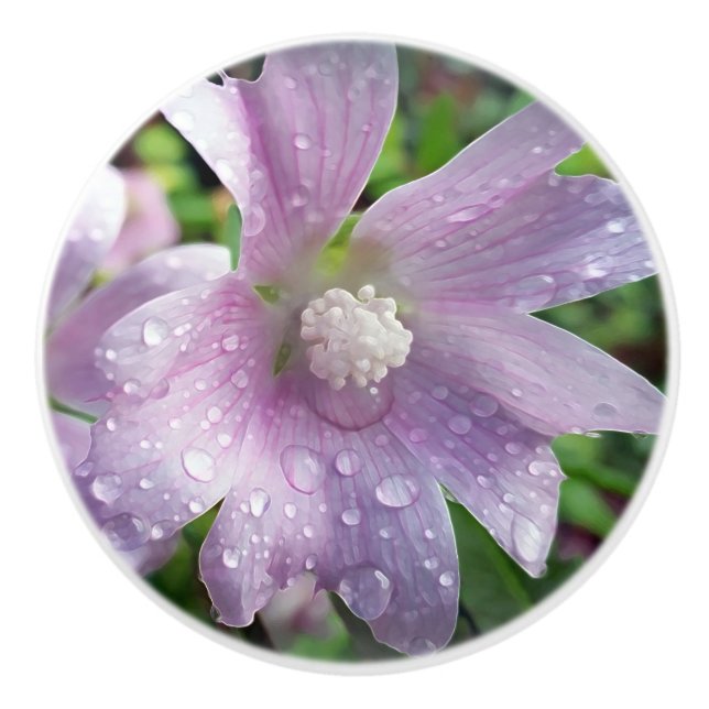 Bright purple ceramic knob (Front)
