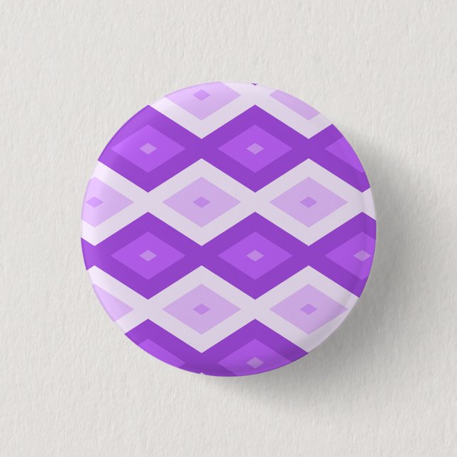 Bright purple diamond pattern button (Front)