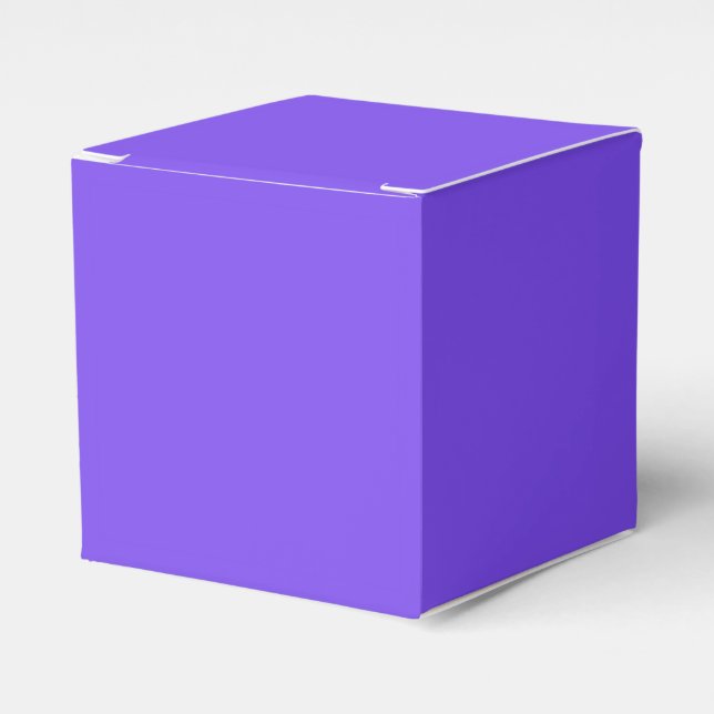 Bright Purple Favor Boxes (Front Side)