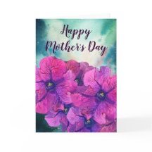 Bright Purple Flowers Mothers Day