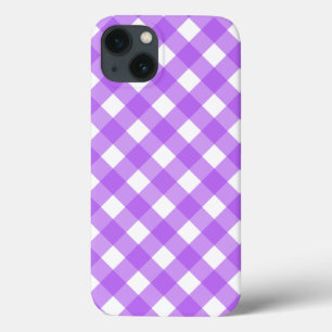 Bright purple gingham Case-Mate iPhone case