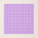 Bright purple gingham scarf<br><div class="desc">Bright purple gingham</div>