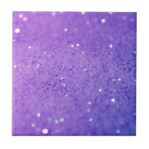Bright Purple Glitter - Shiny, Sparkles Tile