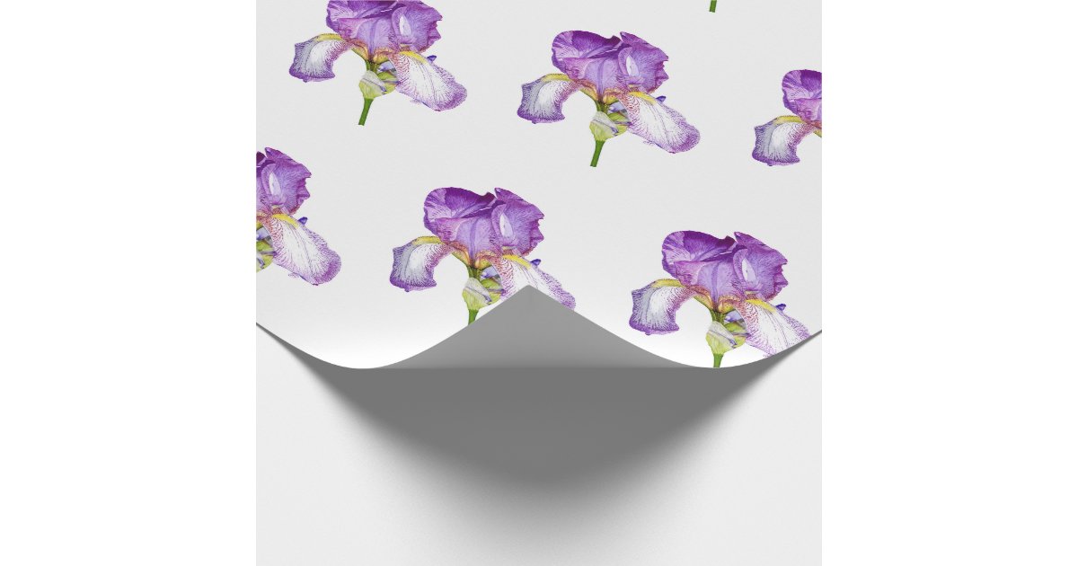 Solid color vivid violet purple wrapping paper, Zazzle