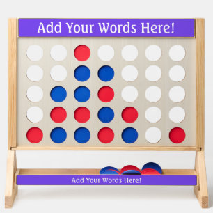 Bright Purple Jumbo Fast Four Game