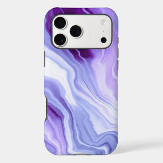 Bright Purple Marbling iPhone 17 Pro Max Case