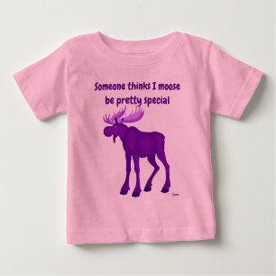 Bright Purple Moose - Tutu Bodysuit