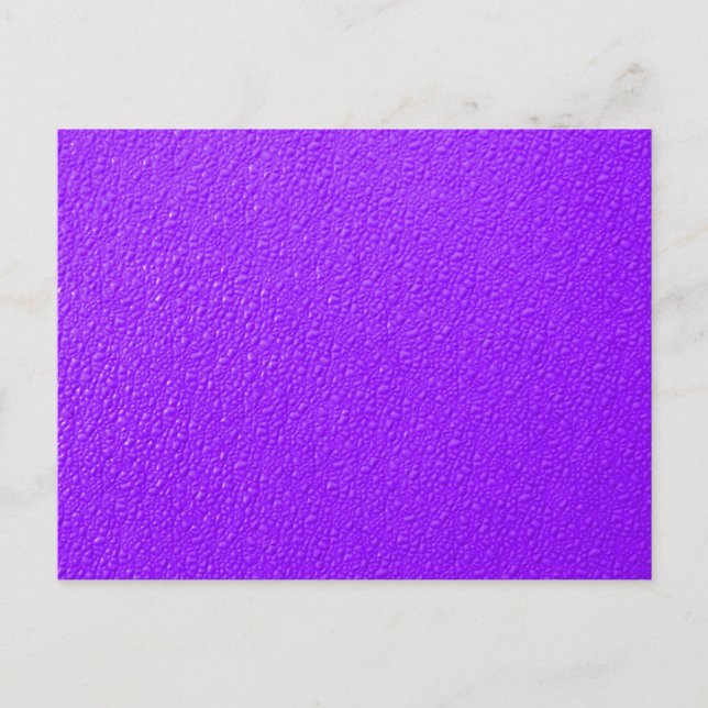 Bright Purple Neon Trendy Colors Postcard (Front)
