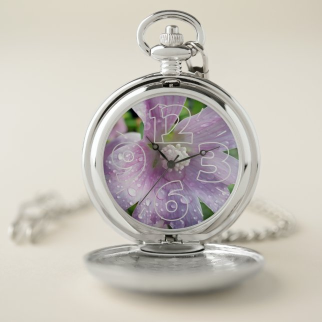 Bright purple pocket watch (Inside)