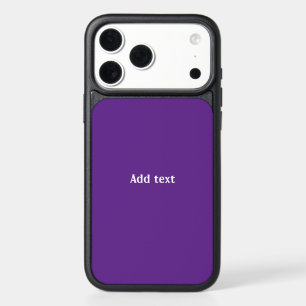 Bright Purple Template, White Text,  iPhone 17 Pro Max Case