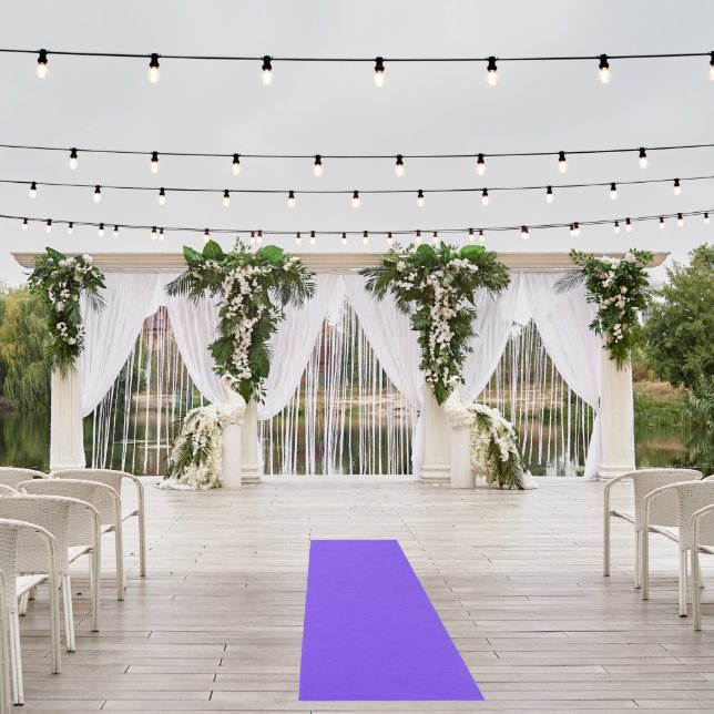 Bright Purple Wedding Runner Rug (Insitu (Wedding 1))