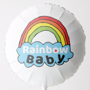 Bright Rainbow Baby Birth Blessing Birth Miracle Balloon