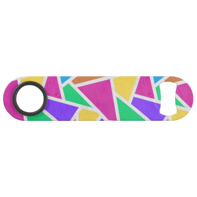 Bright rainbow colors mosaic bar key (Front (Horizontal))