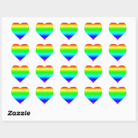 Hearts Sticker, Zazzle