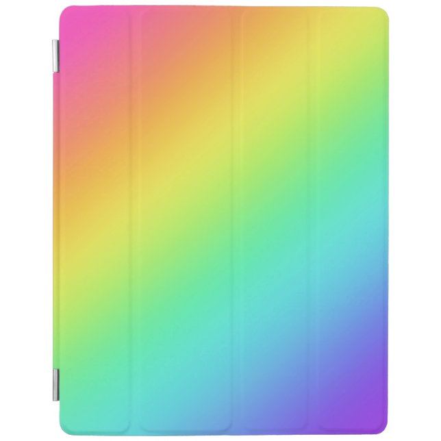 Bright Rainbow Gradient iPad Case (Front)