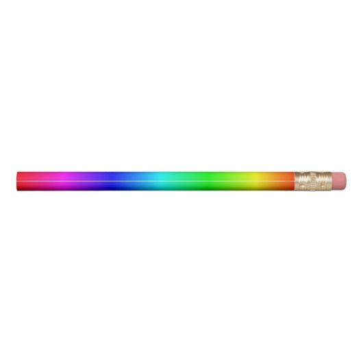Bright Rainbow Gradient Pencil (Back)
