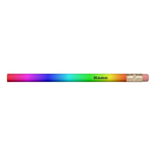 Bright Rainbow Gradient Pencil