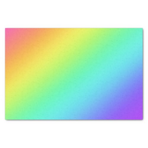 Bright Rainbow Gradient Tissue Paper