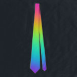 Bright Rainbow Gradient Wedding Necktie<br><div class="desc">Beautiful bright colorful gradient design, perfect for your wedding! It’s a perfect way to add some amazing rainbow colors to your fun wedding. Please check out the rest of the Bright Rainbow Gradient Wedding collection! Lots of lovely matching products to make your wedding cohesive and pretty. Designed by full-time artist...</div>