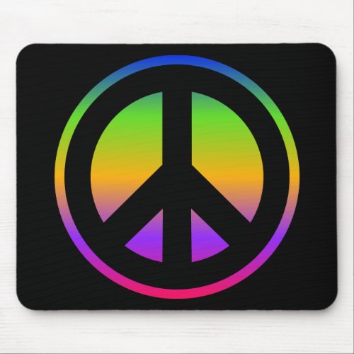 Bright Rainbow Mouse Pad