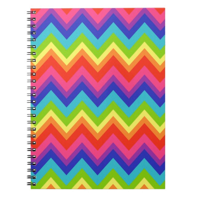 Bright Rainbow Notebook (Front)