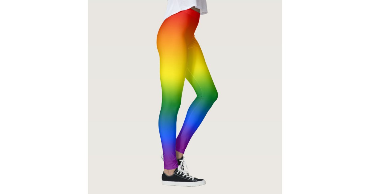 Bright Rainbow Leggings