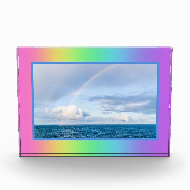 Bright Rainbow Photo Block (Front)