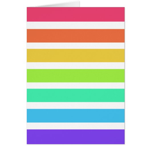 Bright rainbow stripes (Front)