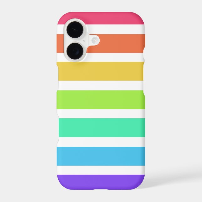 Bright rainbow stripes Case-Mate iPhone case (Back)