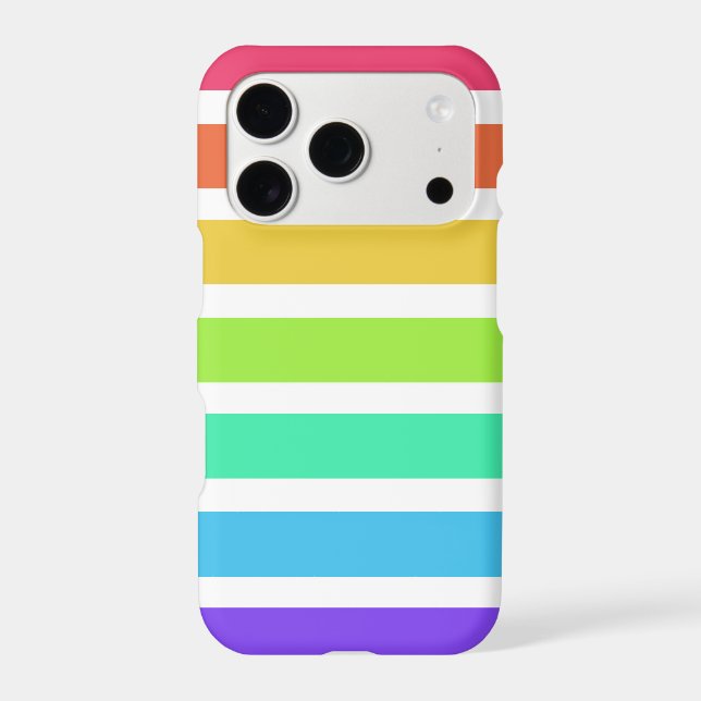 Bright rainbow stripes Case-Mate iPhone case (Back)