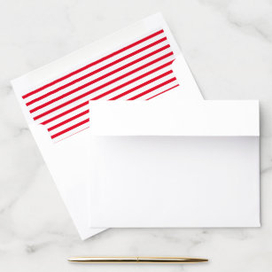 Blood Red Solid Envelope Liner