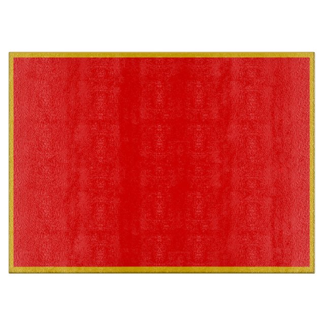 Bright Red Cutting Board (Front)