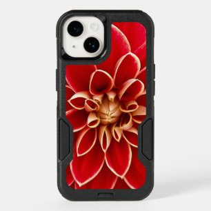 Bright Red Dahlia Flower Close Up Photo OtterBox iPhone 14 Case