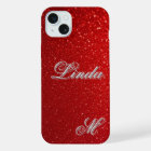 Bright Red GlitterTexture luxury aesthetic Gift