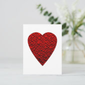 Bright Red Heart Picture. (Standing Front)