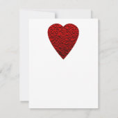 Bright Red Heart Picture. (Back)