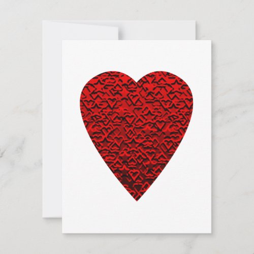 Bright Red Heart Picture. Announcements
