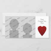 Bright Red Heart Picture. (Front)