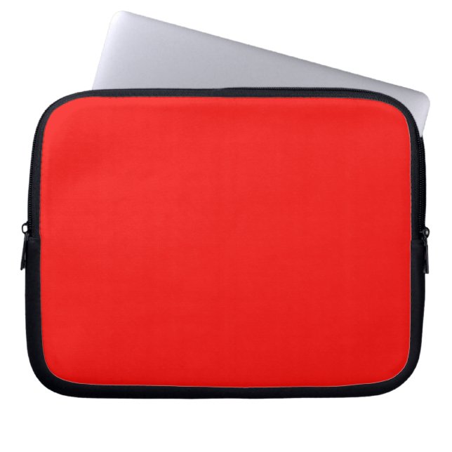 Bright Red Laptop Sleeve (Front)