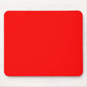 Bright Red Mouse Pad