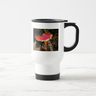 Bright Red Mushroom Travel Mug