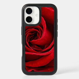 Bright Red Rose Close Up iPhone 16 Case